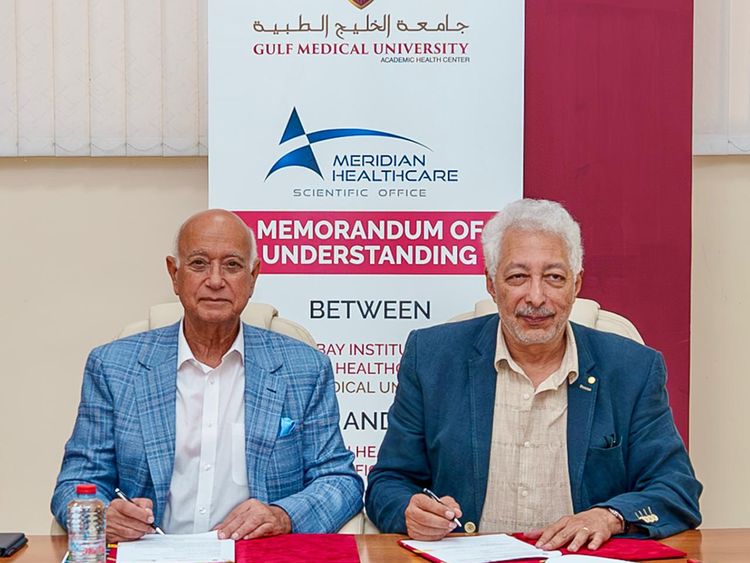 Gulf Medical University and Meridian Health Care Scientific Office partner on healthcare AI research