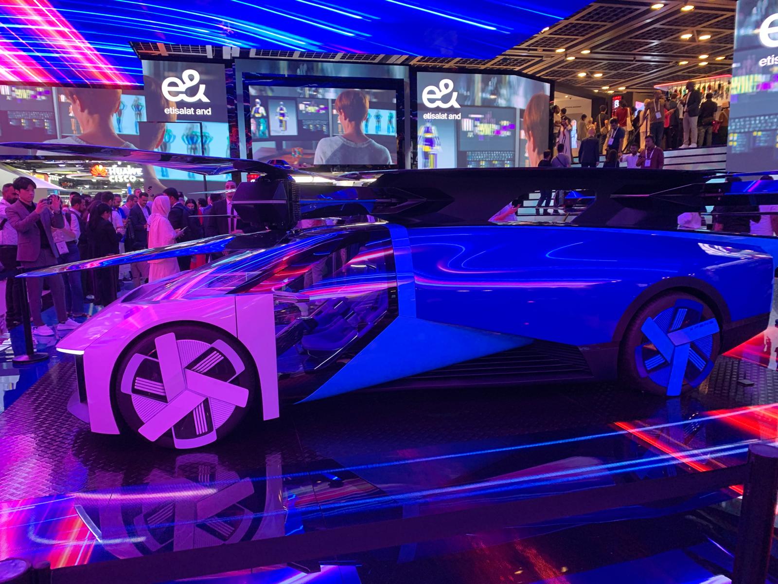 A supercar at GITEX Global 2024